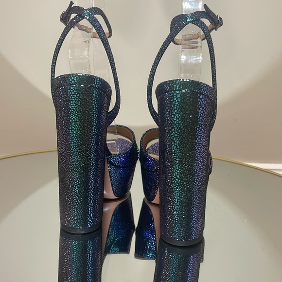 Aquazzura Sinner 140 platform heeled sandals sz 35.5 - Picture 10 of 17